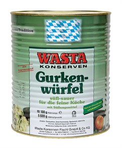 Огурцы маринованные "Wasta Konserven",  10200 мл 100/110 (РТ) 02994